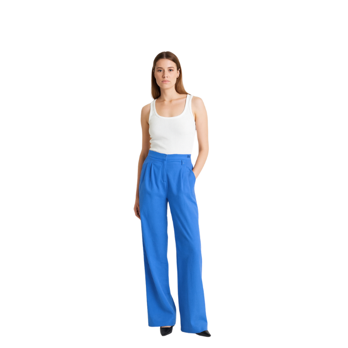 NAAR 91231 KADIN PANTOLON  MAVİ