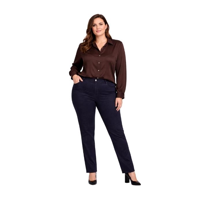 SEVDA 411-58 KADIN BÜYÜK BEDEN PANTOLON  LACİ