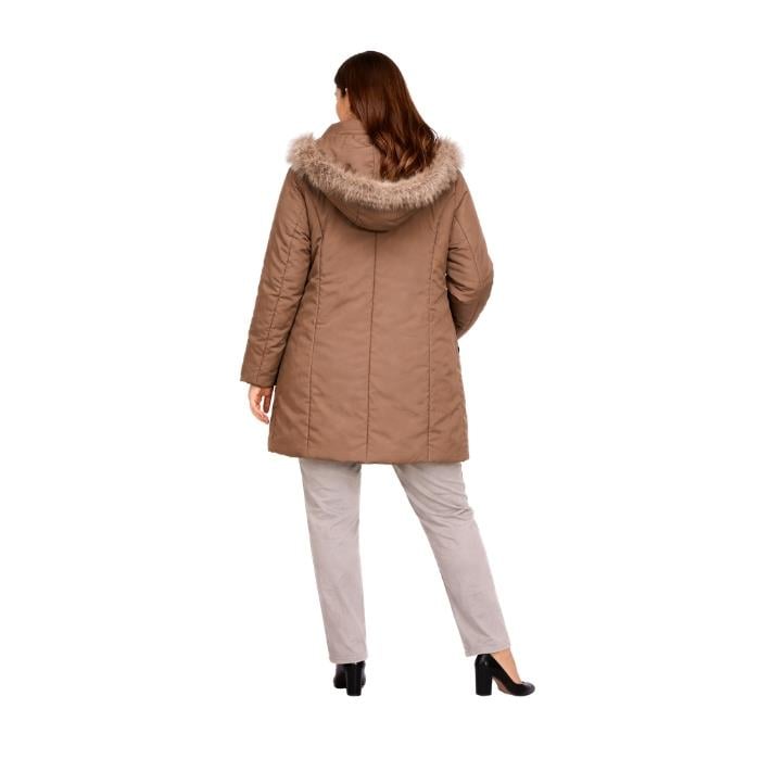 SEVDA 110-69 KADIN BÜYÜK BEDEN MONT  BEJ
