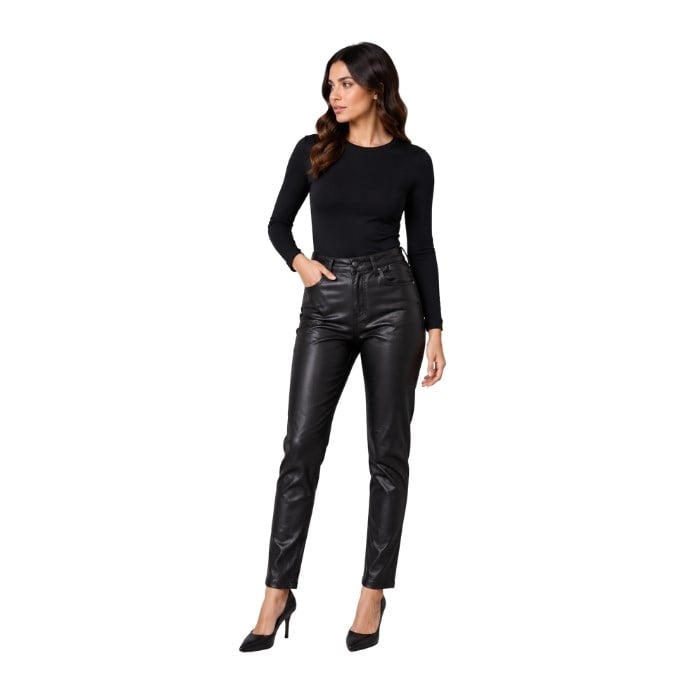 LACARINO 7354-MIRA KADIN PANTOLON  SİYAH