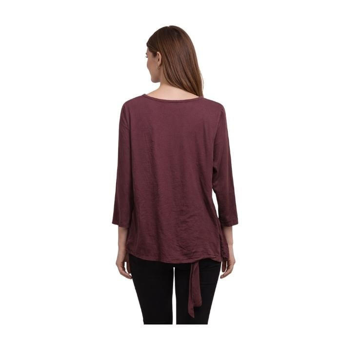 ALL MARİNE 26KJJ55171 KADIN BLUZ  BORDO