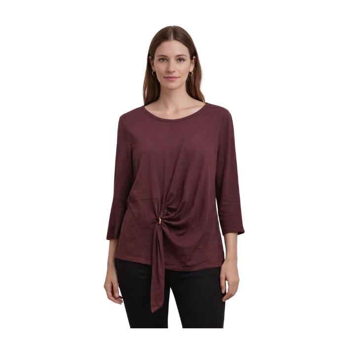ALL MARİNE 26KJJ55171 KADIN BLUZ  BORDO