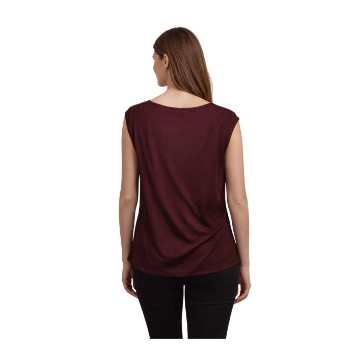 ALL MARİNE 26KJJ55529 KADIN BLUZ  BORDO