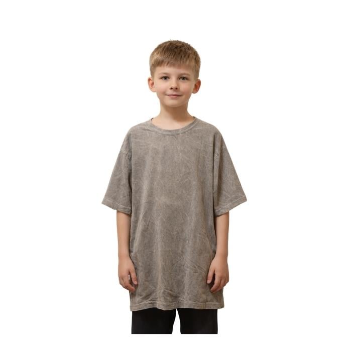 LUCKY&TALİN 24221TS ÇOCUK T-SHIRT  GRİ
