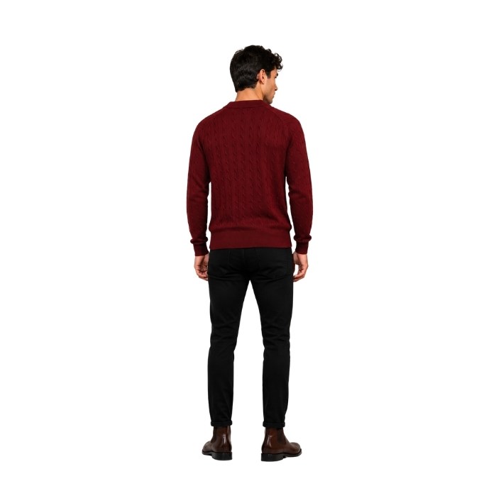 LEGATO TRK6470 ERKEK TRİKO  BORDO