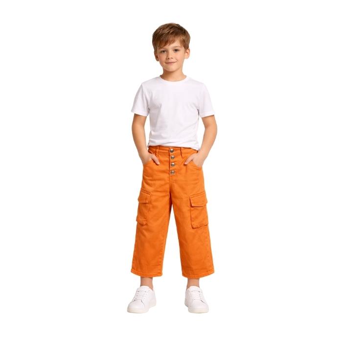 ESCABEL 23022-C ÇOCUK PANTOLON  ORANJ
