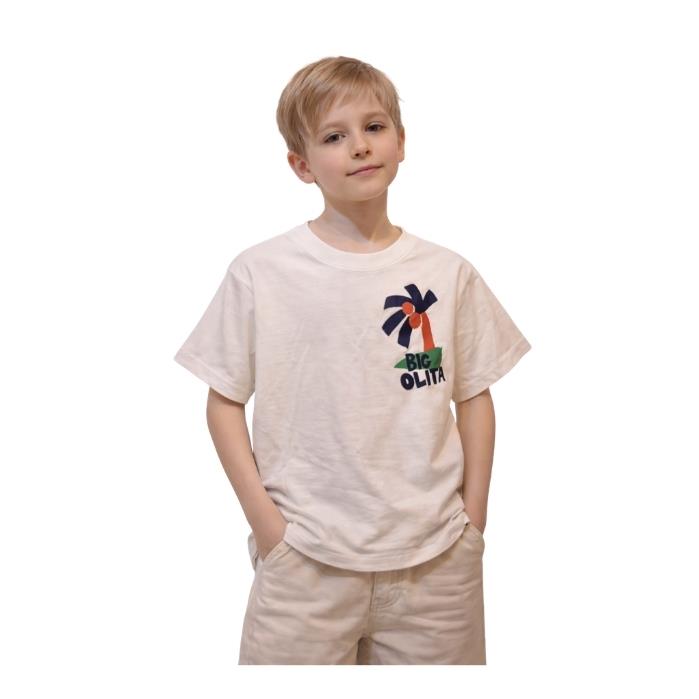 ESCABEL 1777-K ÇOCUK T-SHIRT  BEYAZ