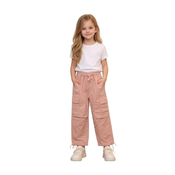 PAFİM 7704 ÇOCUK PANTOLON  PUDRA