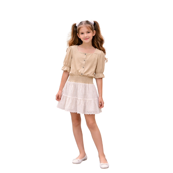 PAFİM 2304 ÇOCUK BLUZ  TAŞ