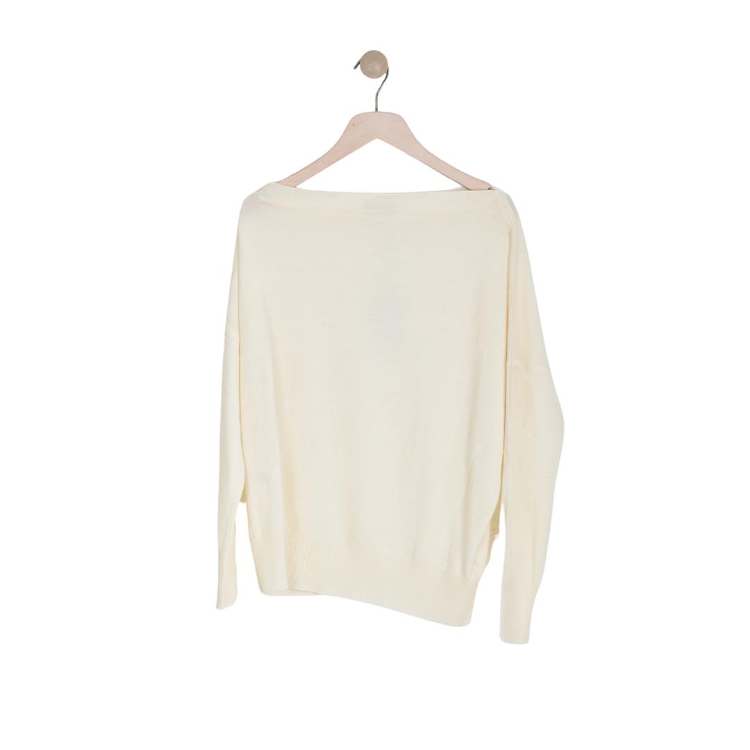 LAL KNITWEAR 80003 KADIN BLUZ  EKRU