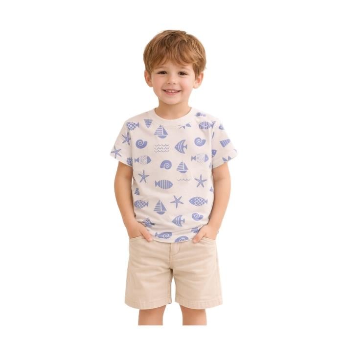 DIVONETTE 4038-1 ÇOCUK T-SHIRT  EKRU