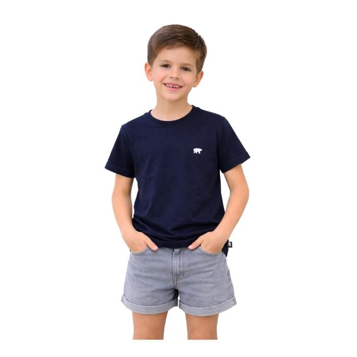 BAD BEAR 25.06.07.014 ÇOCUK T-SHIRT  LACİVERT