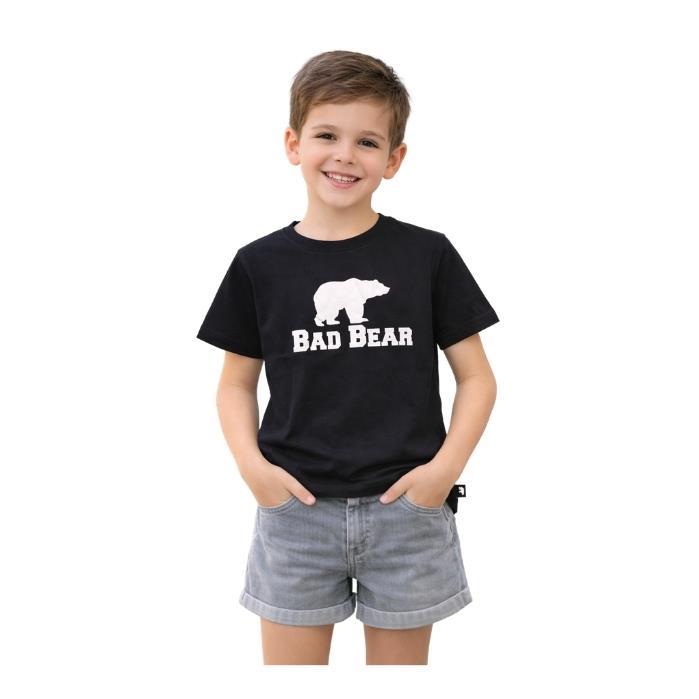 BAD BEAR 23.06.07.001 ÇOCUK T-SHIRT  SİYAH