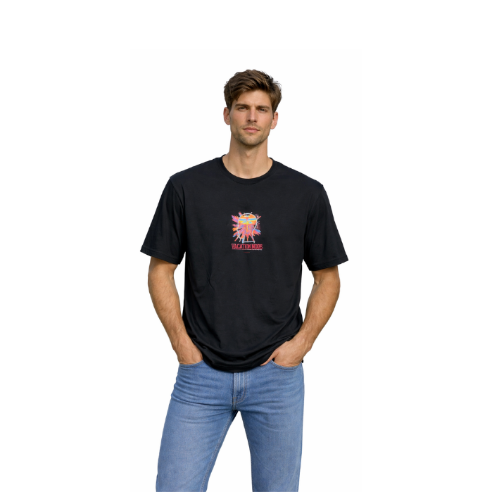 ONLY & SONS 22034587 ERKEK T-SHIRT  SİYAH