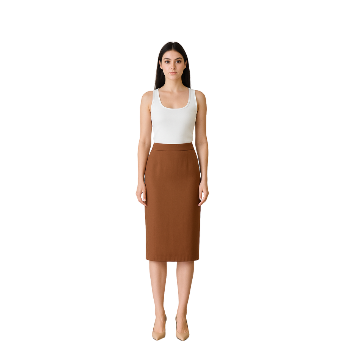 CHILIA 30446 KADIN PANTOLON  KAHVE