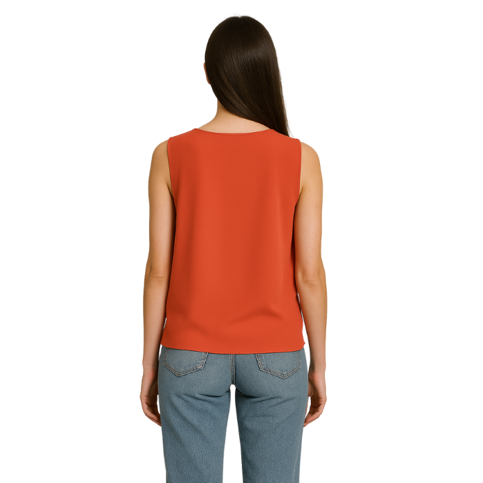 CHILIA 30498 KADIN BLUZ  MERCAN