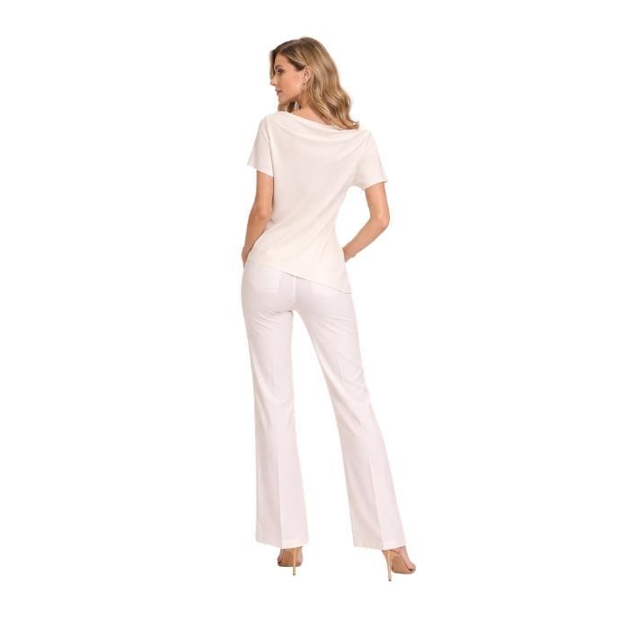 CHILIA 70842 KADIN BLUZ  EKRU