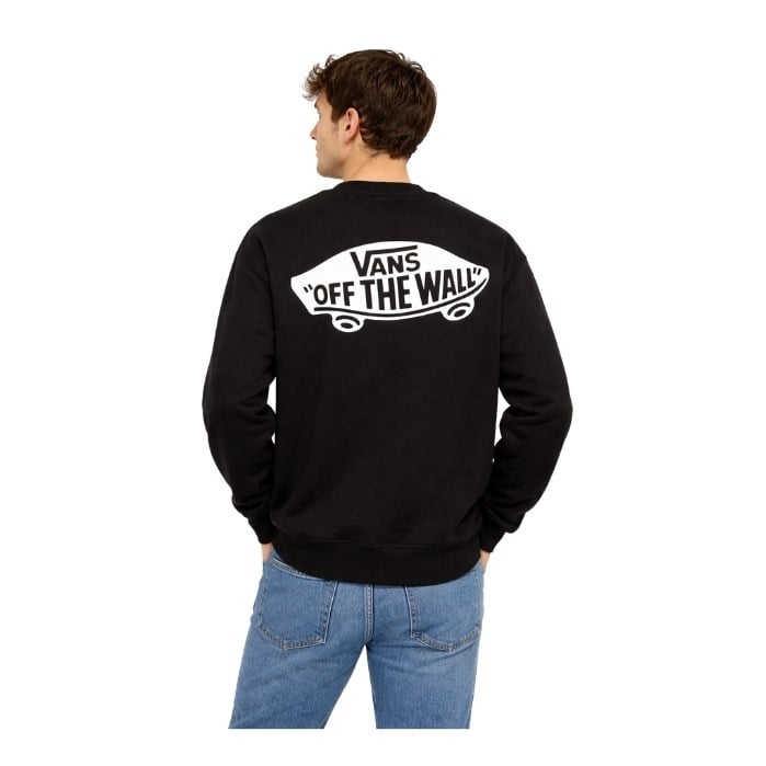 VANS VN000P52Y281 ERKEK SWEATSHIRT  SİYAH-BEYAZ