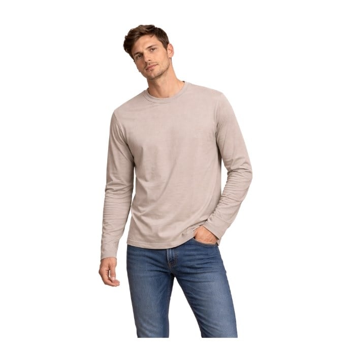 MANCHE 21-5003 ERKEK T-SHIRT  GRİ