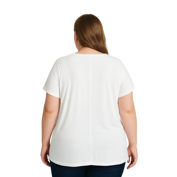 TOLGA SARACOGLU 10943 KADIN BLUZ  EKRU