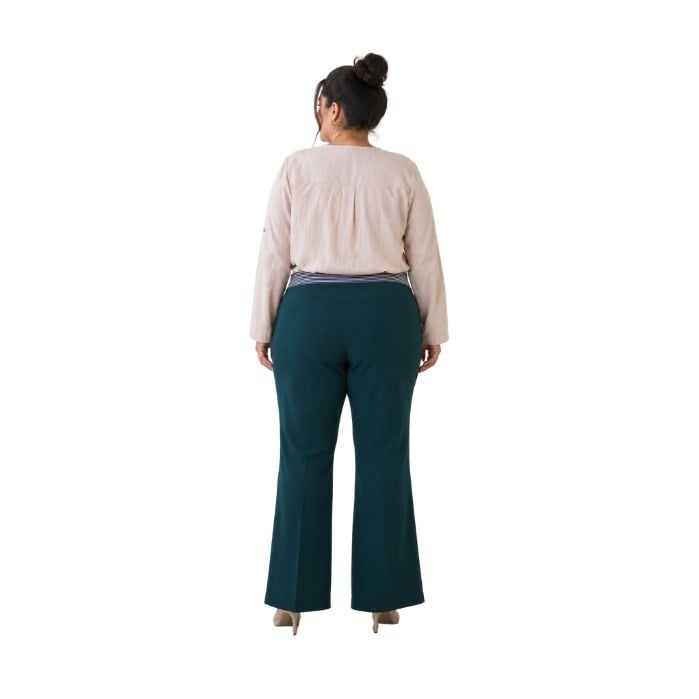DE WHİTE,S 21306 KADIN PANTOLON  ZÜMRÜT