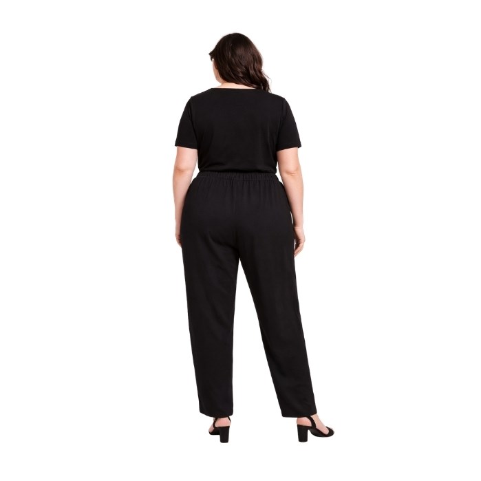FAIK SONMEZ W26PNT012 KADIN PANTOLON  SİYAH