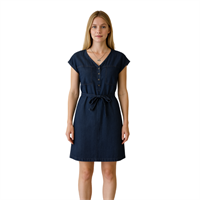 VENA 6661DB KADIN ELBİSE  K.MAVİ