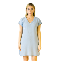 VENA 6763SB KADIN ELBİSE  MAVİ