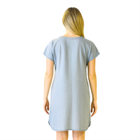 VENA 6763SB KADIN ELBİSE  MAVİ