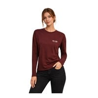 VENA 200766 KADIN T-SHIRT  BORDO