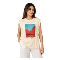 TWIST TS1260070226 KADIN T-SHIRT  EKRU