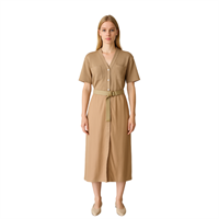 IPEKYOL IS1250002205 KADIN ELBİSE  NATUREL