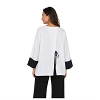 BIZEFASHION 24SS1-BZ991 KADIN BLUZ  BEYAZ