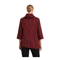 BIZEFASHION BZ258 KADIN BLUZ  BORDO