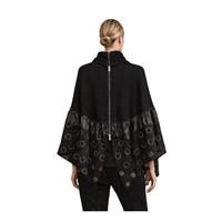 BIZEFASHION BT0162 KADIN HIRKA  SİYAH