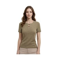 GUESS W5YR16Z3OV0 KADIN TRİKO  YEŞİL