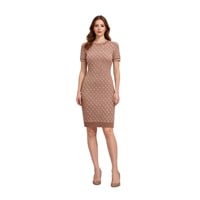GUESS W3YK39Z37K0 KADIN ELBİSE  KAHVE