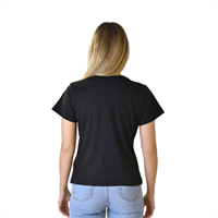 GUESS V5GI10K9RM1 KADIN T-SHIRT  SİYAH