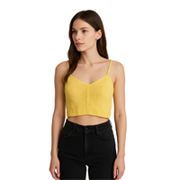 JOINUS 2025S019 KADIN BLUZ  SARI