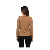 DILVIN 10842 KADIN KAZAK  VİZON