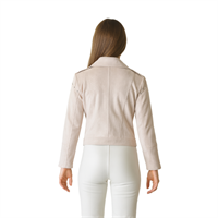 AYHAN 90657 KADIN CEKET  EKRU