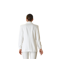 AYHAN 90845 KADIN CEKET  BEYAZ