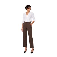 AYHAN 71266 KADIN PANTOLON  KAHVE