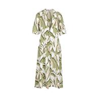 AYHAN 62031 KADIN ELBİSE  FISTIK