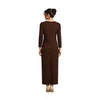 AYHAN 62228 KADIN ELBİSE  KAHVE