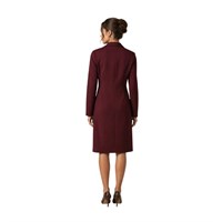 AYHAN 62232 KADIN ELBİSE  BORDO