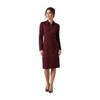 AYHAN 62232 KADIN ELBİSE  BORDO