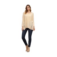 ON FASHION 65389 KADIN KAZAK  KREM
