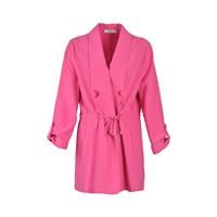 EKOL 05138 KADIN CEKET  FUŞYA