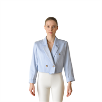 EKOL 04076 KADIN CEKET  MAVİ